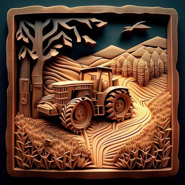 3D модель Гра Farming Simulator 2009 (STL)